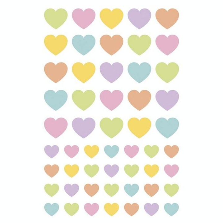 Gommettes Initial Cœurs Multicolores - Maildor - Rougier et Plé