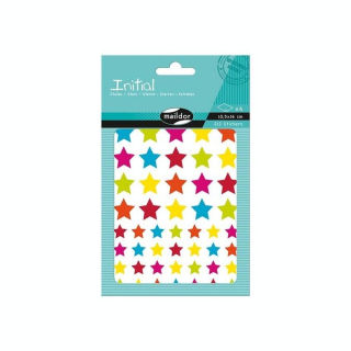Gommettes Initial Étoiles Multicolores - Maildor - Rougier et Plé