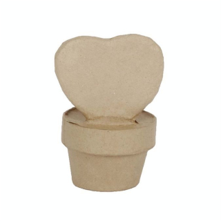 Mini Plante Cœur 8 ,5 x 7 x 12 cm - Décopatch - Rougier et Plé