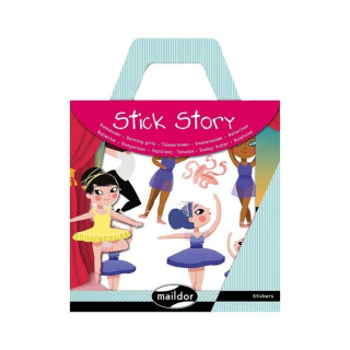 Stickers repositionnables Stick Story Danseuses - Maildor - Rougier et Plé