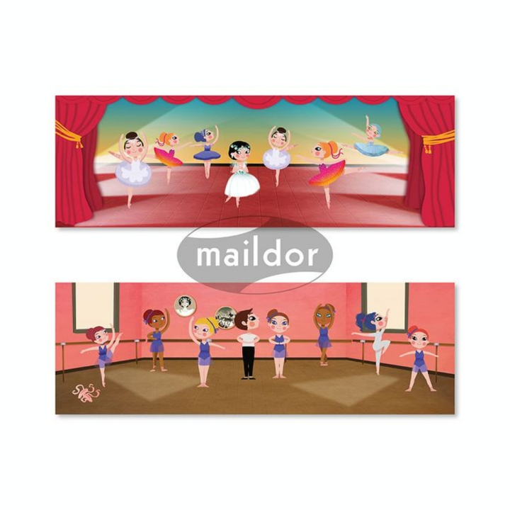 Stickers repositionnables Stick Story Danseuses - Maildor - Rougier et Plé