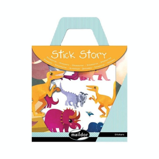 Stickers repositionnables Stick Story Dinosaures - Maildor - Rougier et Plé