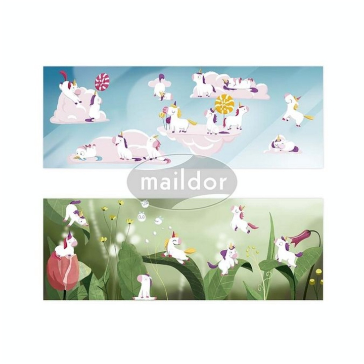 Stickers repositionnables Stick Story Licornes - Maildor - Rougier et Plé