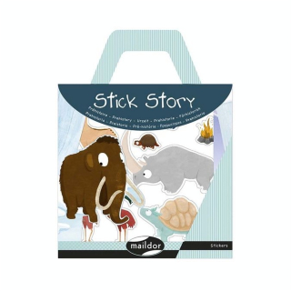 Stickers repositionnables Stick Story Préhistoire - Maildor - Rougier et Plé