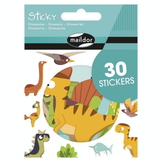 Gommettes Sticky Dinosaures - Maildor - Rougier et Plé