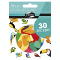 Gommettes Sticky Oiseaux tropicaux - Maildor - Rougier et Plé