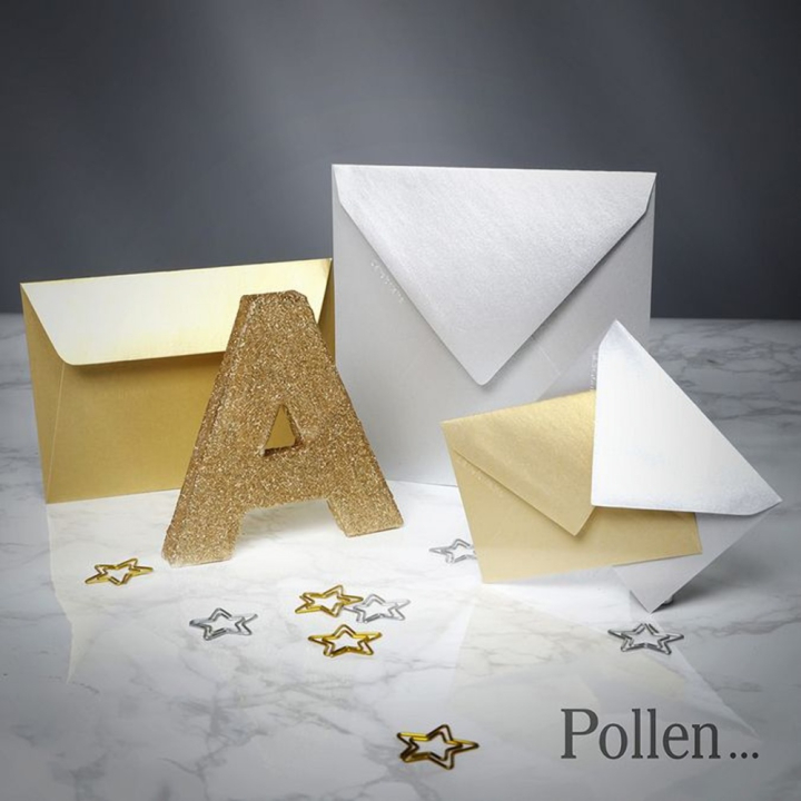 Enveloppes Pollen 75 x 100 mm 120 g/m² 20 pcs - Clairefontaine - Rougier et Plé