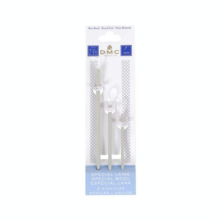 Aiguille à laine 3 pcs - DMC - Rougier et Plé