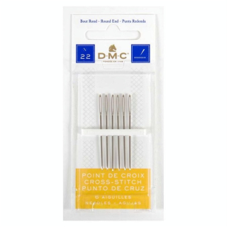 Aiguille Point de croix n°22 - 6 pcs - DMC - Rougier et Plé