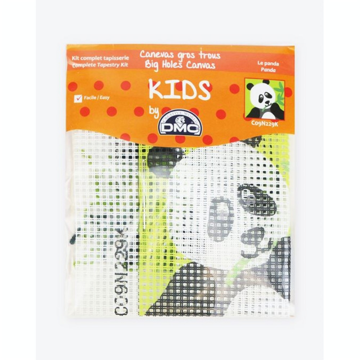 Kit Tapisserie 15 x 15 cm Le Panda - DMC - Rougier et Plé