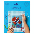 Kit Tapisserie 13 x 18 cm Poisson clown - DMC - Rougier et Plé