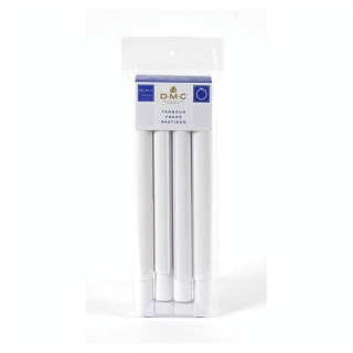 Tambour carré 28 x 28 cm Blanc - DMC - Rougier et Plé