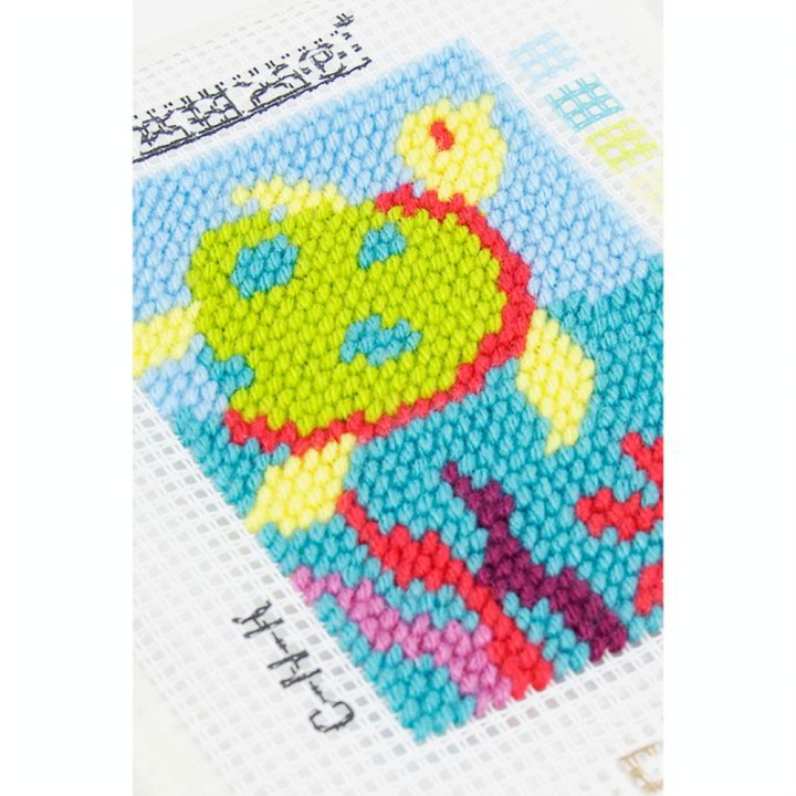 Kit Tapisserie 13 x 18 cm Tortue - DMC - Rougier et Plé