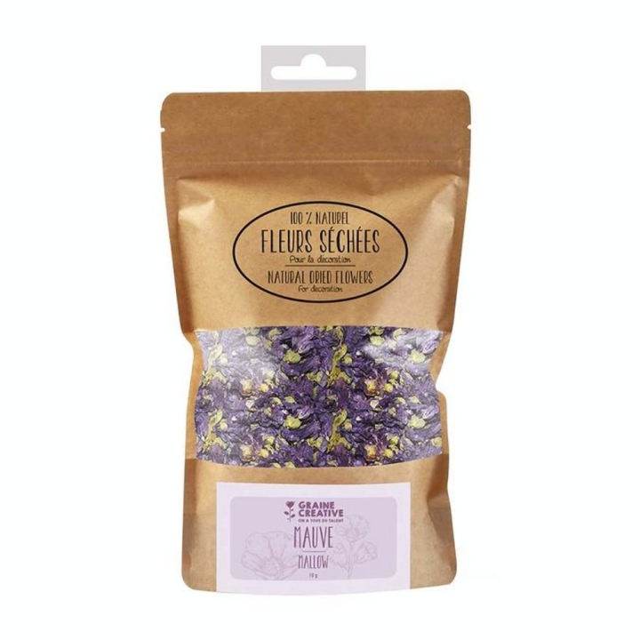 Fleurs séchées Déco 10 g Mauve - Graine Créative - Rougier et Plé