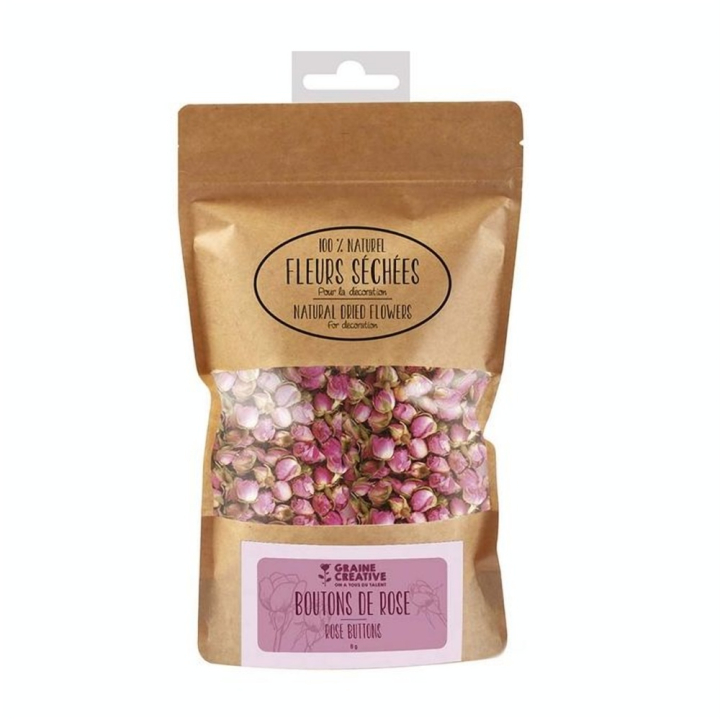 Fleurs séchées Déco 8 g Bouton de rose - Graine Créative - Rougier et Plé