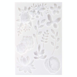 Moule silicone 13 x 20 cm Floral - Graine Créative - Rougier et Plé