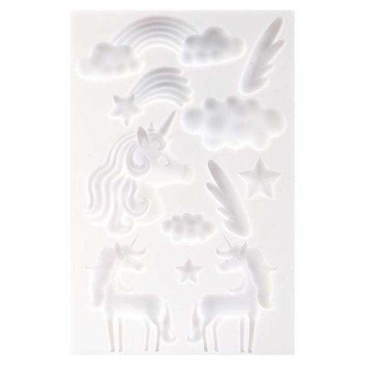 Moule Silicone 13 x 20 cm Licorne - Graine Créative - Rougier et Plé