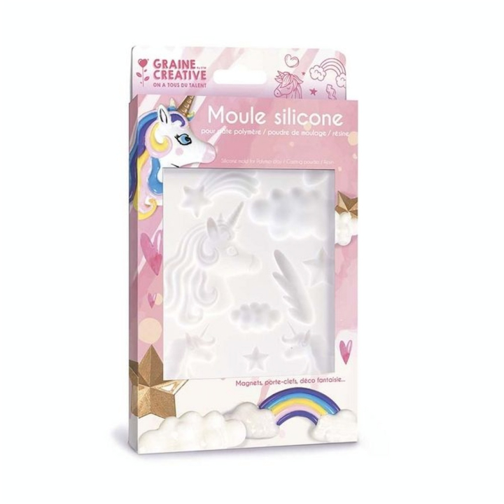 Moule Silicone 13 x 20 cm Licorne - Graine Créative - Rougier et Plé
