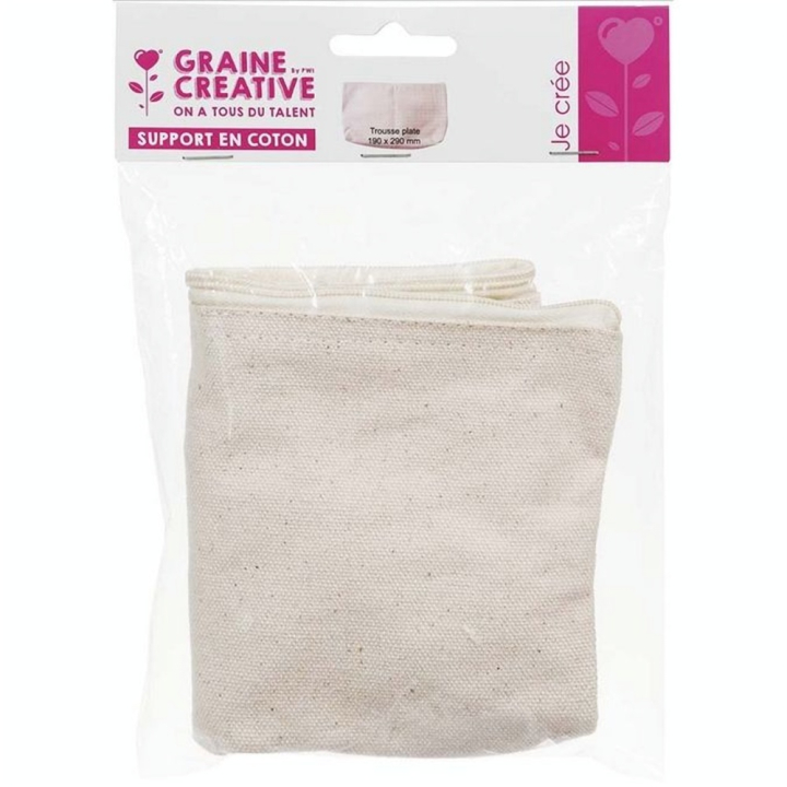 Trousse plate Personnalisable 19 x 29 cm - Graine Créative - Rougier et Plé