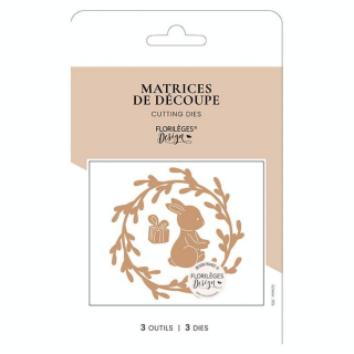 Dies set Mon Petit lapin 3 pcs - Florilèges Design - Rougier et Plé