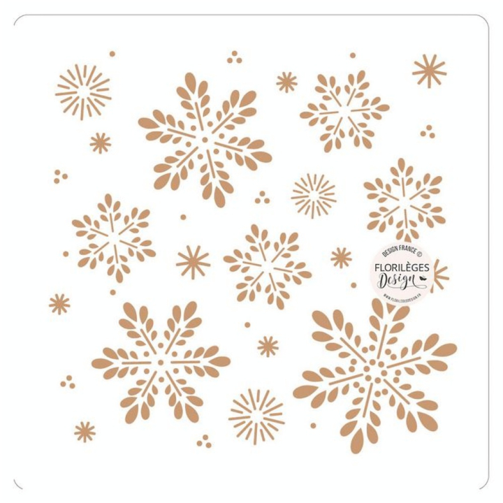 Pochoir Enneigement - Florilèges Design - Rougier et Plé