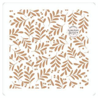 Pochoir Mille feuilles - Florilèges Design - Rougier et Plé
