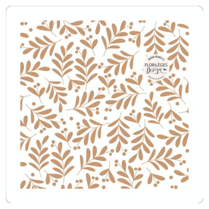 Pochoir Mille feuilles - Florilèges Design - Rougier et Plé