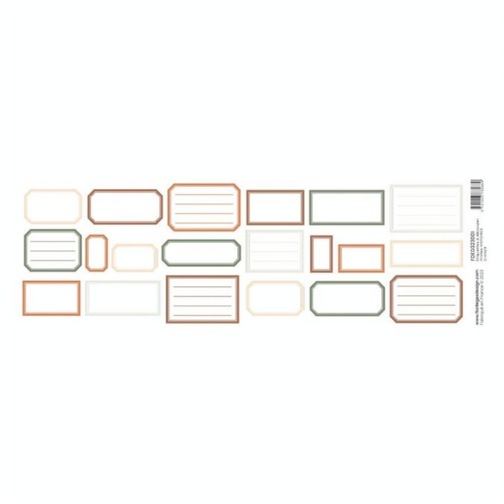 Histoires d'hiver Étiquettes à découper - Florilèges Design - Rougier et Plé
