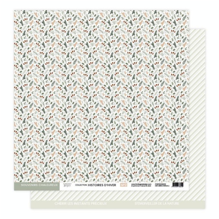 Histoires d'hiver Papier imprimé N°2 - Florilèges Design - Rougier et Plé