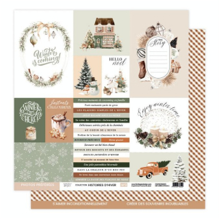 Histoires d'hiver Papier imprimé N°3 - Florilèges Design - Rougier et Plé
