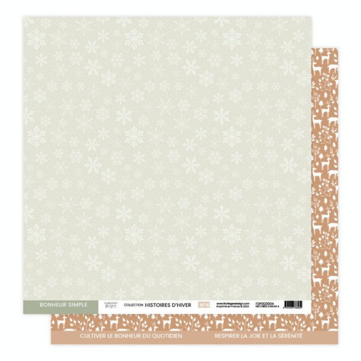 Histoires d'hiver Papier imprimé N°4 - Florilèges Design - Rougier et Plé