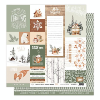 Histoires d'hiver Papier imprimé N°5 - Florilèges Design - Rougier et Plé