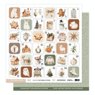 Histoires d'hiver Papier imprimé N°7 - Florilèges Design - Rougier et Plé