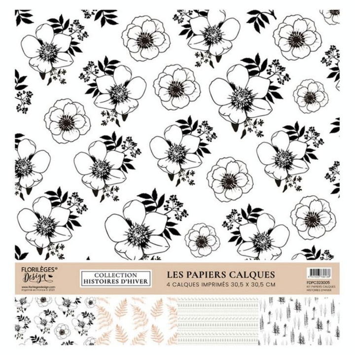 Histoires d'hiver Kit papier calque - Florilèges Design - Rougier et Plé