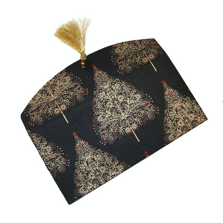 Enveloppe Cadeau + Carte Noir/Or - Esprit Papier - Rougier et Plé