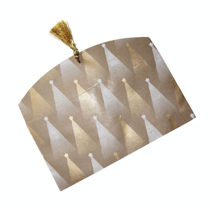 Enveloppe Cadeau + Carte Kraft/Or - Esprit Papier - Rougier et Plé