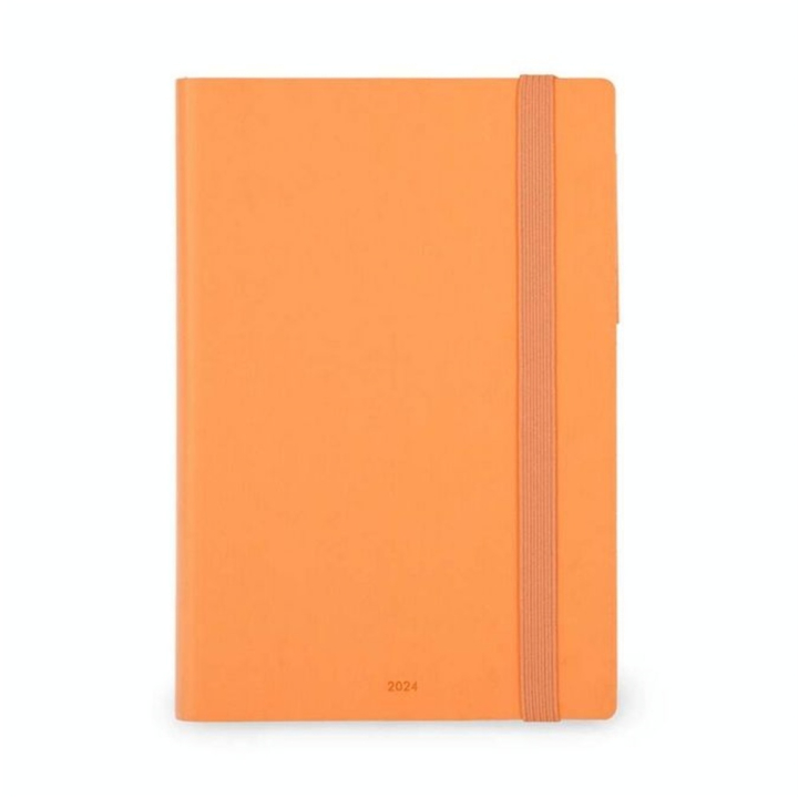 Agenda 2024 Semainier 12 x 18 cm Abricot - Legami - Rougier et Plé