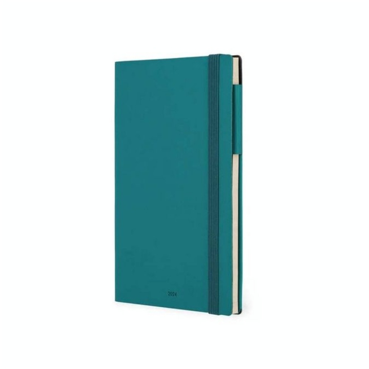 Agenda 2024 Semainier 12 x 18 cm Vert Malachite - Legami - Rougier et Plé