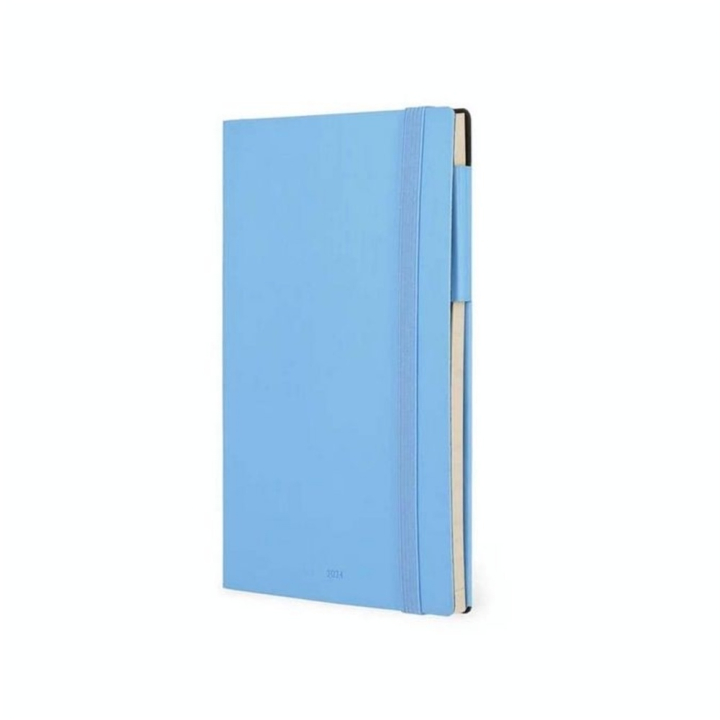 Agenda 2024 Semainier 12 x 18 cm Bleu Cristal - Legami - Rougier et Plé