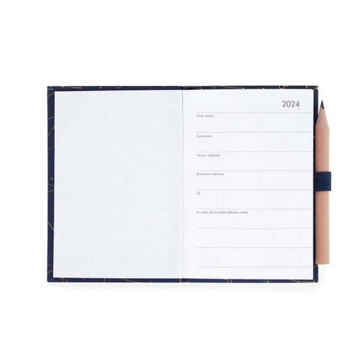 Mini Agenda 2024 Bijournalier 6,5 x 10 cm Stars - Legami - Rougier et Plé