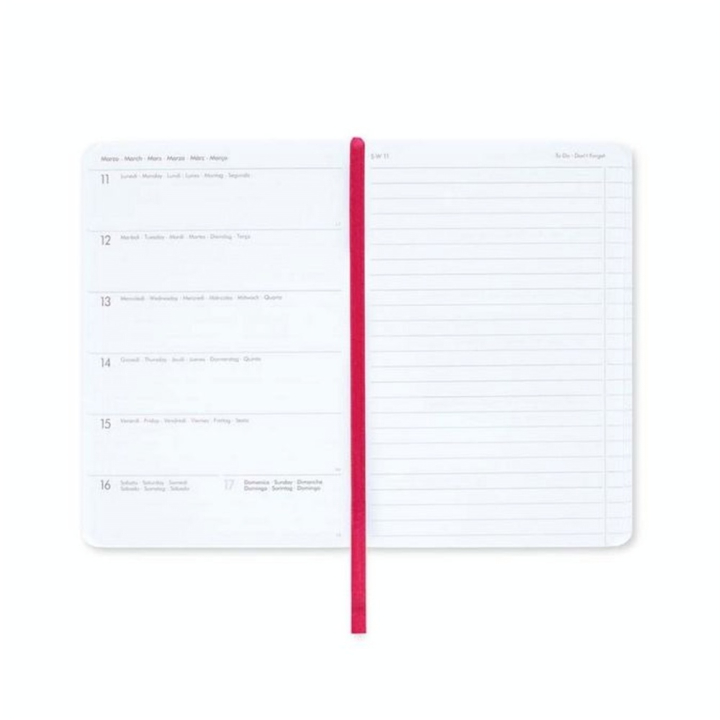 Agenda 2024 Semainier 11 x 18 cm Flowers - Legami - Rougier et Plé