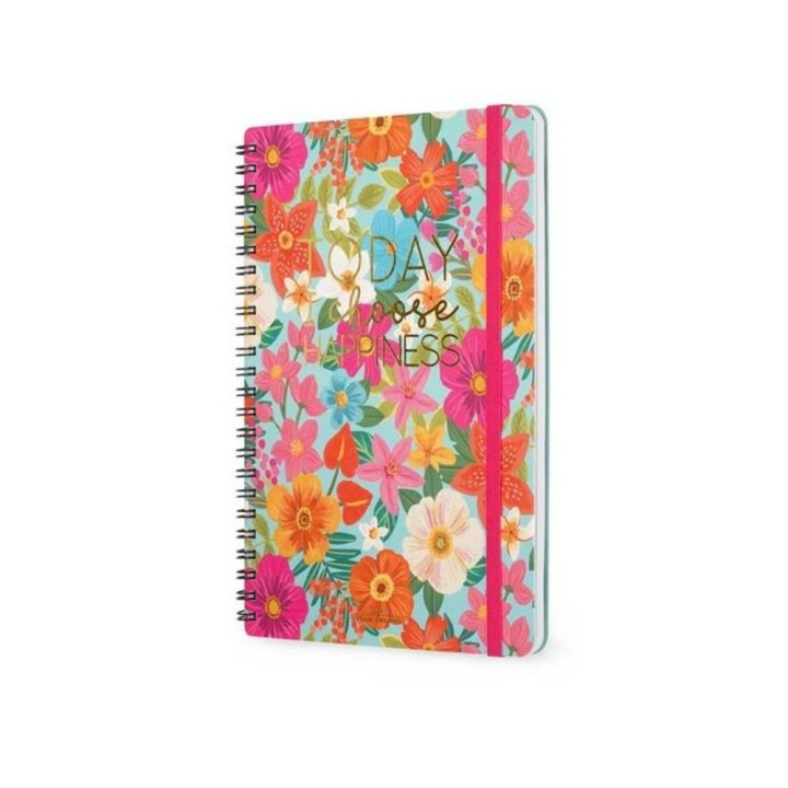 Agenda 2024 Semainier à spirale 15 x 21 cm Flowers - Legami - Rougier et Plé