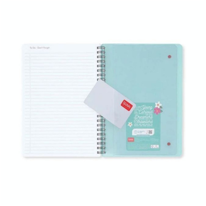 Agenda 2024 Semainier à spirale 15 x 21 cm Flowers - Legami - Rougier et Plé