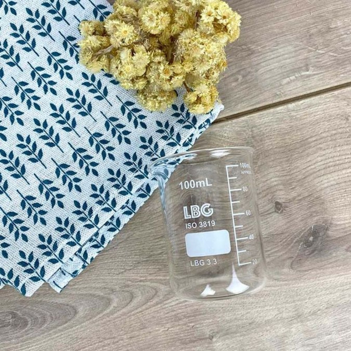 Bécher en verre Cosmétiques Maison 100 ml - Joli'Essence - Rougier et Plé