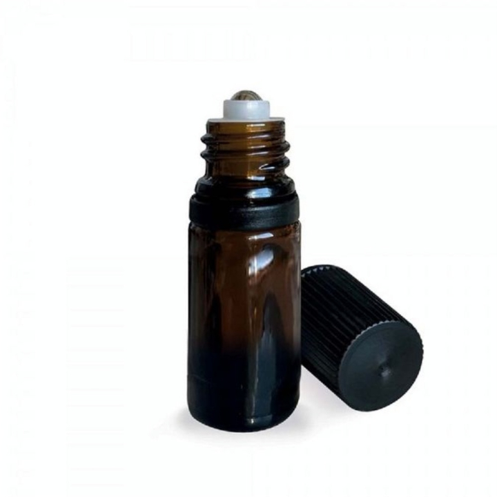Flacon Roll-On Verre Ambré 5 ml - Joli'Essence - Rougier et Plé