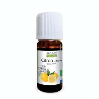 Huile Essentielle Citron Jaune Zeste Bio 10 ml - Joli'Essence - Rougier et Plé