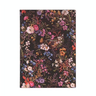 Carnet Souple 13 x 18 cm 176 p Ligné Floralia - Paperblanks - Rougier et Plé