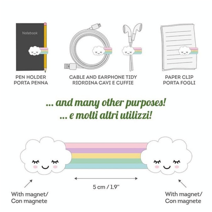 Pince Magnétique Arc-en-ciel - Legami - Rougier et Plé
