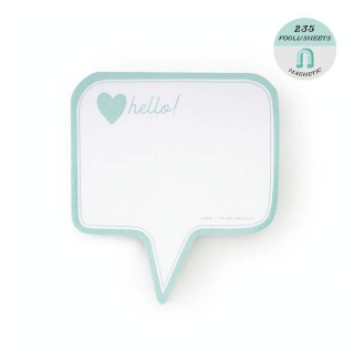 Bloc-Notes Magnétique 235 Bulles de BD 12.7 x 9.8 cm - Legami - Rougier et Plé