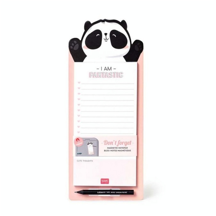 Bloc-Notes Magnétique 60 feuilles Panda - Legami - Rougier et Plé
